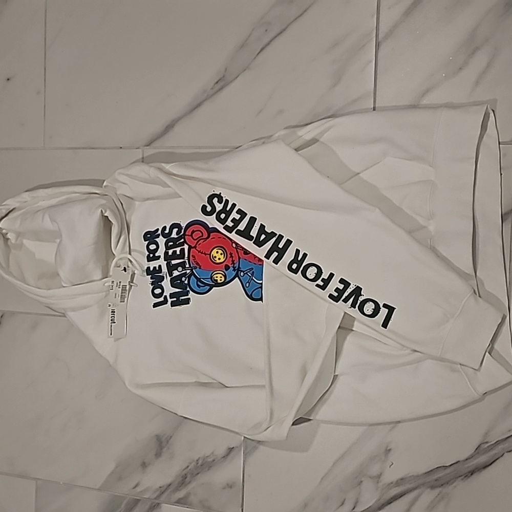 Soft hoody by papercut -white hoody- size medium